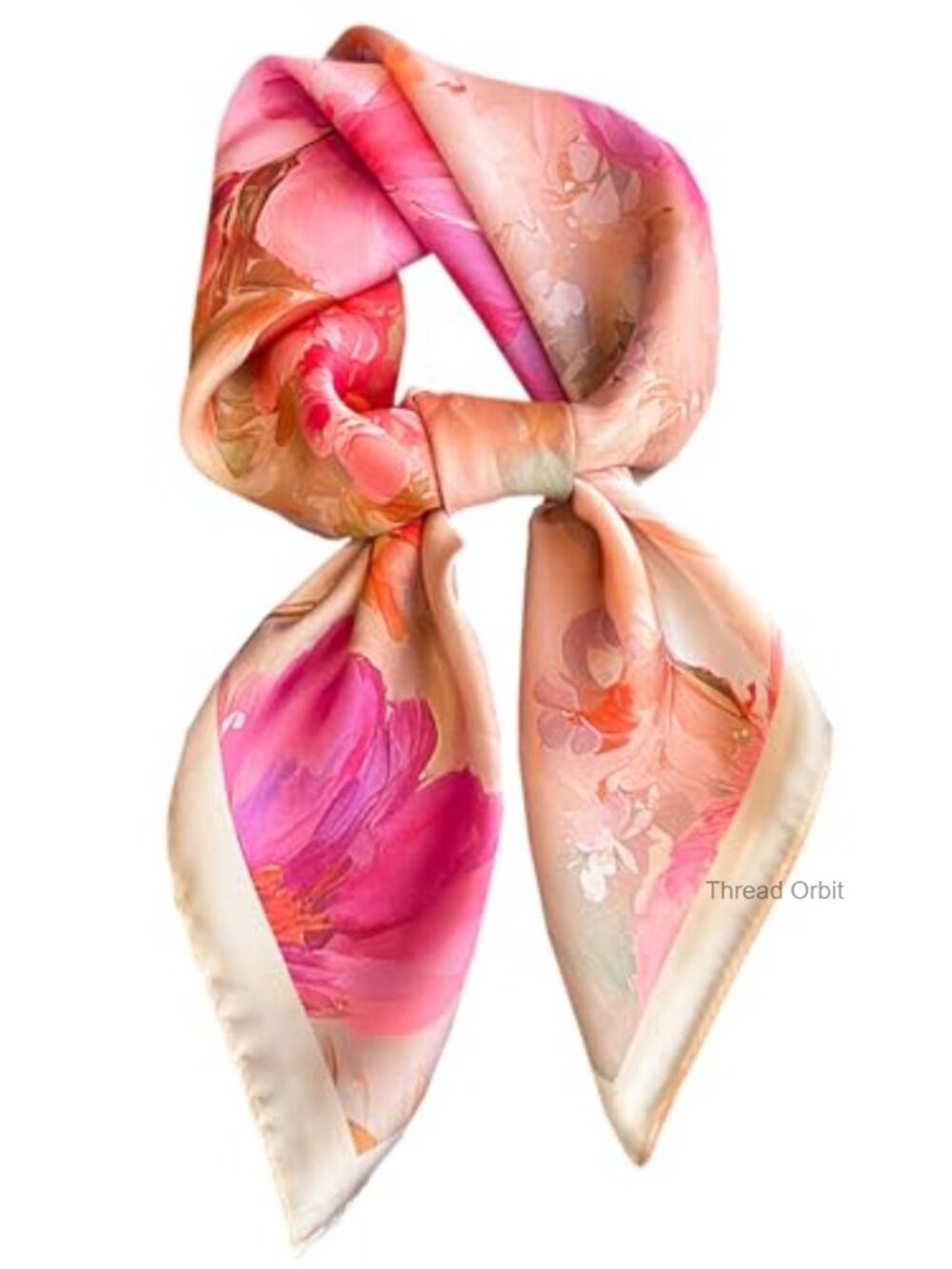 Imitation Silk Satin Square Head Hair Scarf Bandana